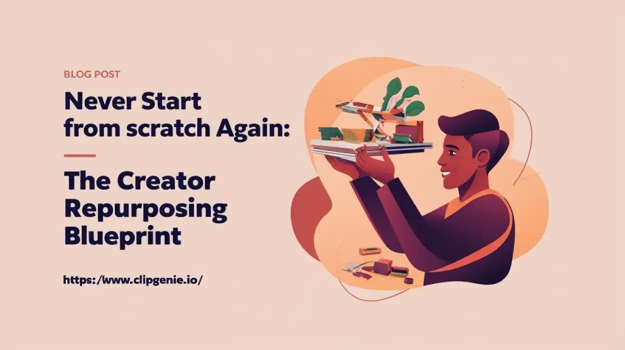 Never Start from Scratch Again: The Creator Repurposing Blueprint