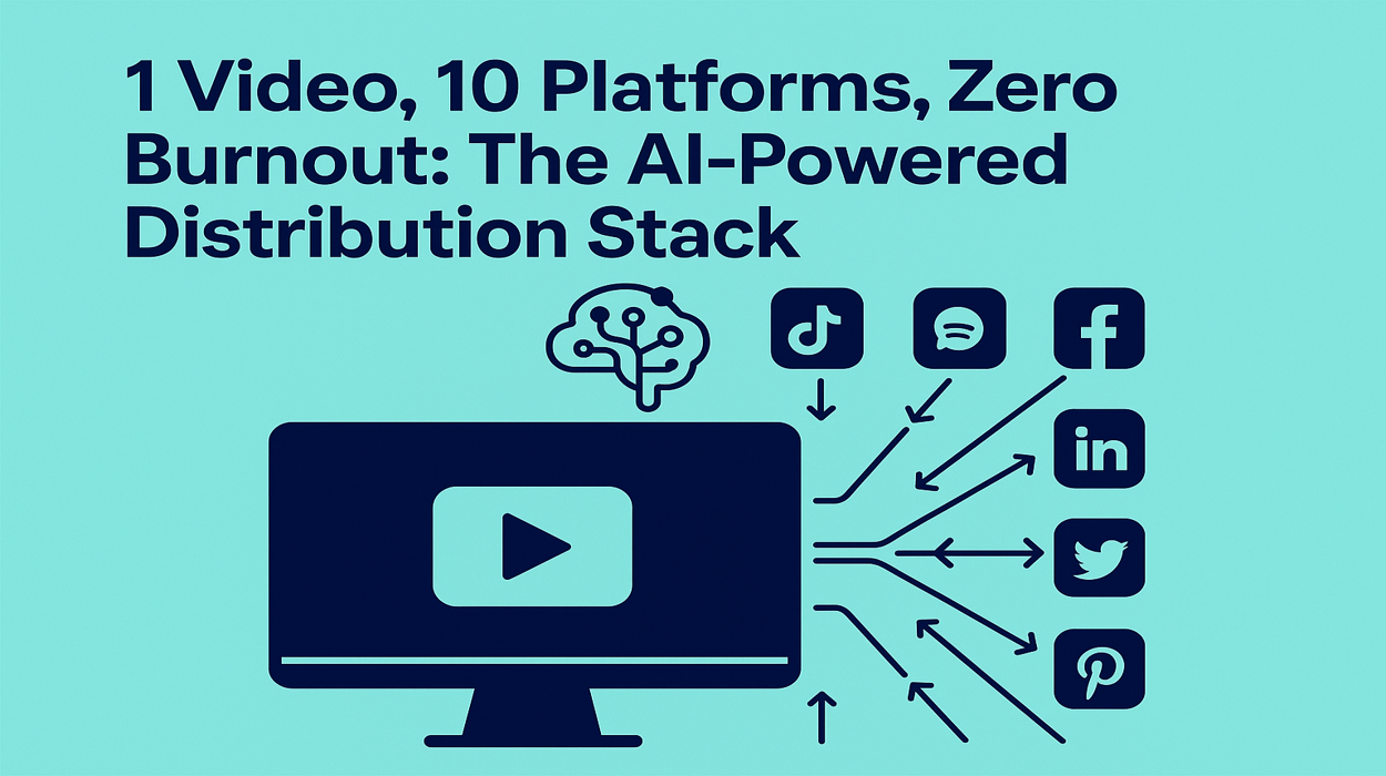 1 Video, 10 Platforms, Zero Burnout: The AI-Powered Distribution Stack