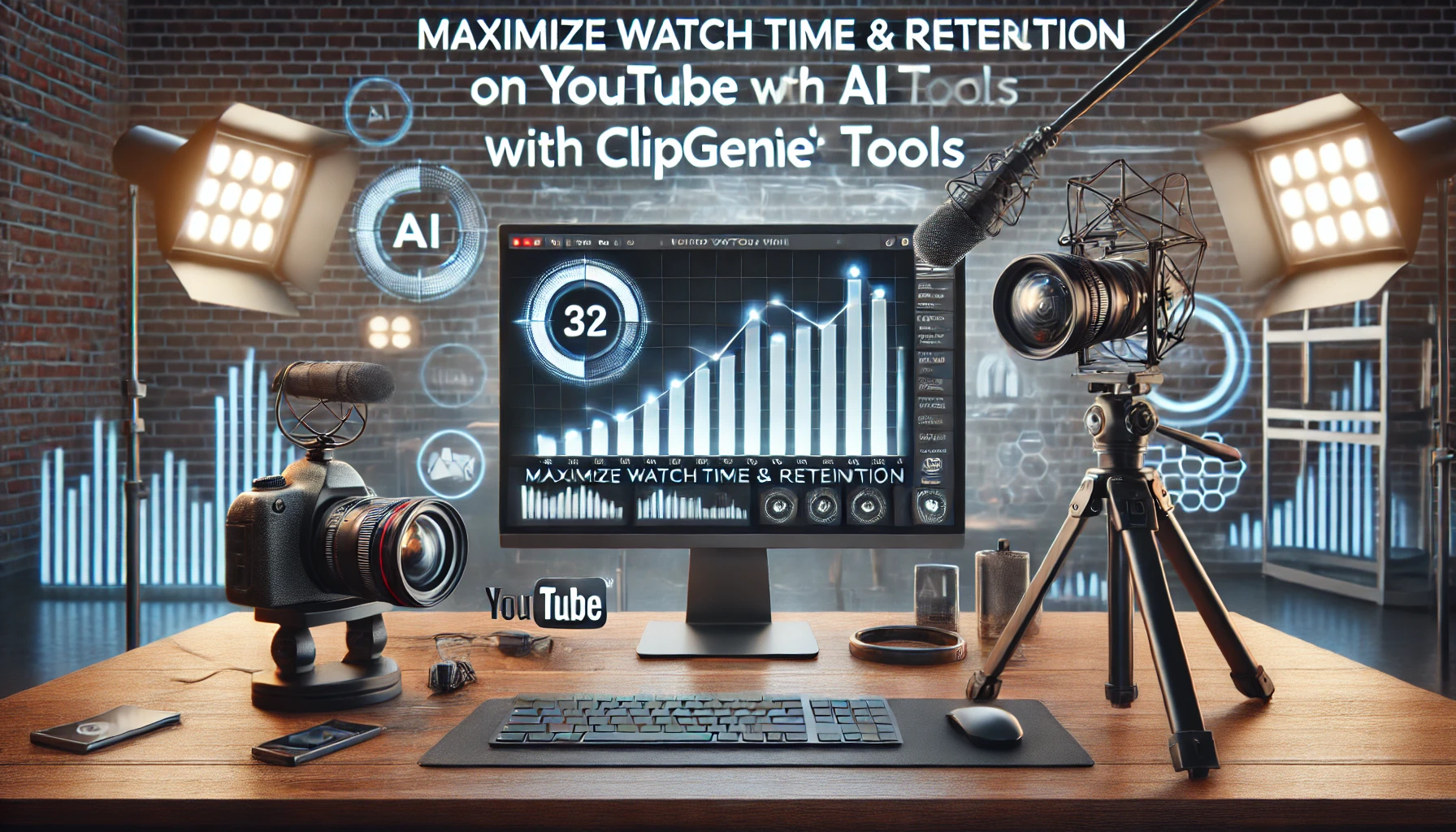 Maximize Watch Time & Retention on YouTube with ClipGenie’s AI Tools